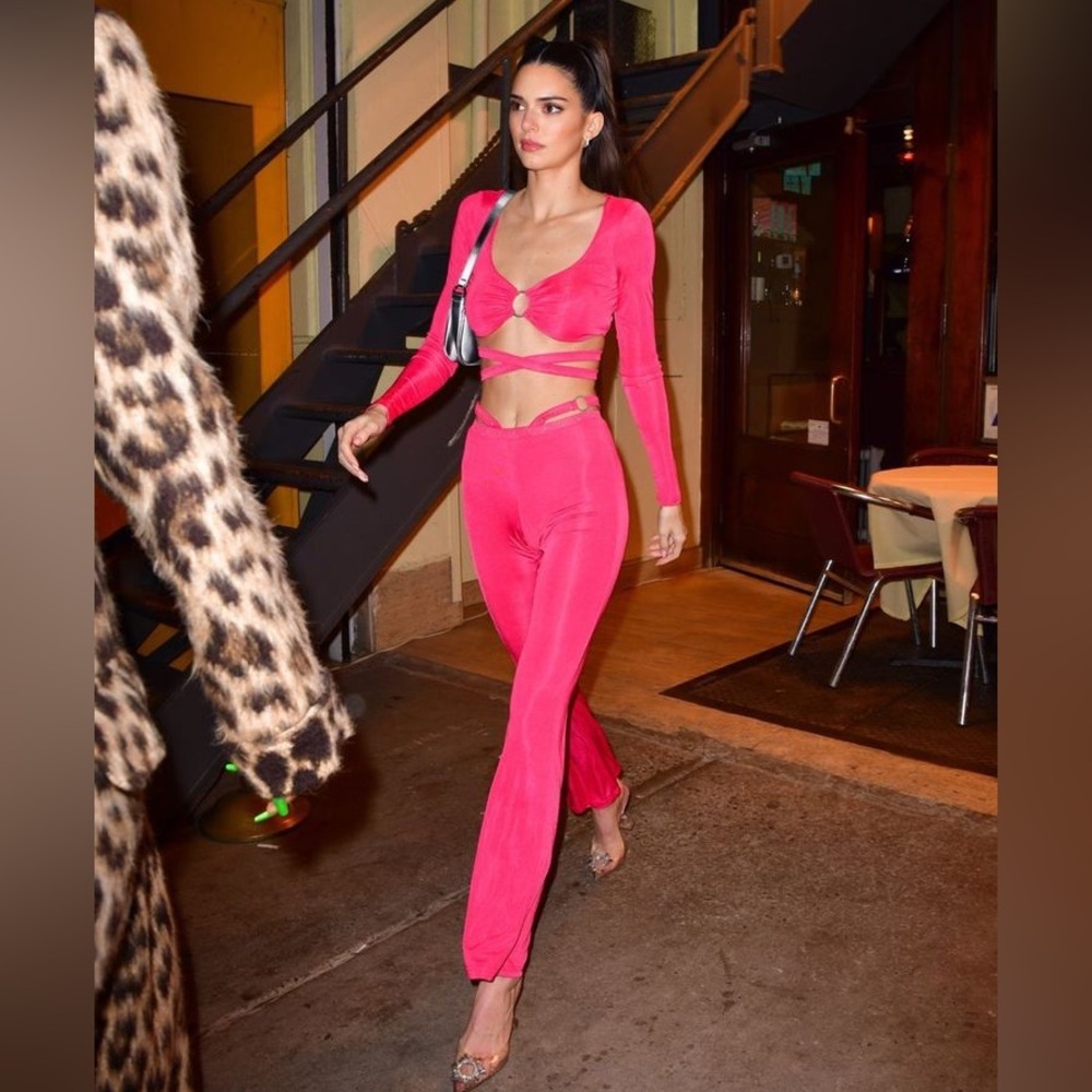 I AM GIA VIOLET PANT - AS SEEN ON KENDALL JENNER